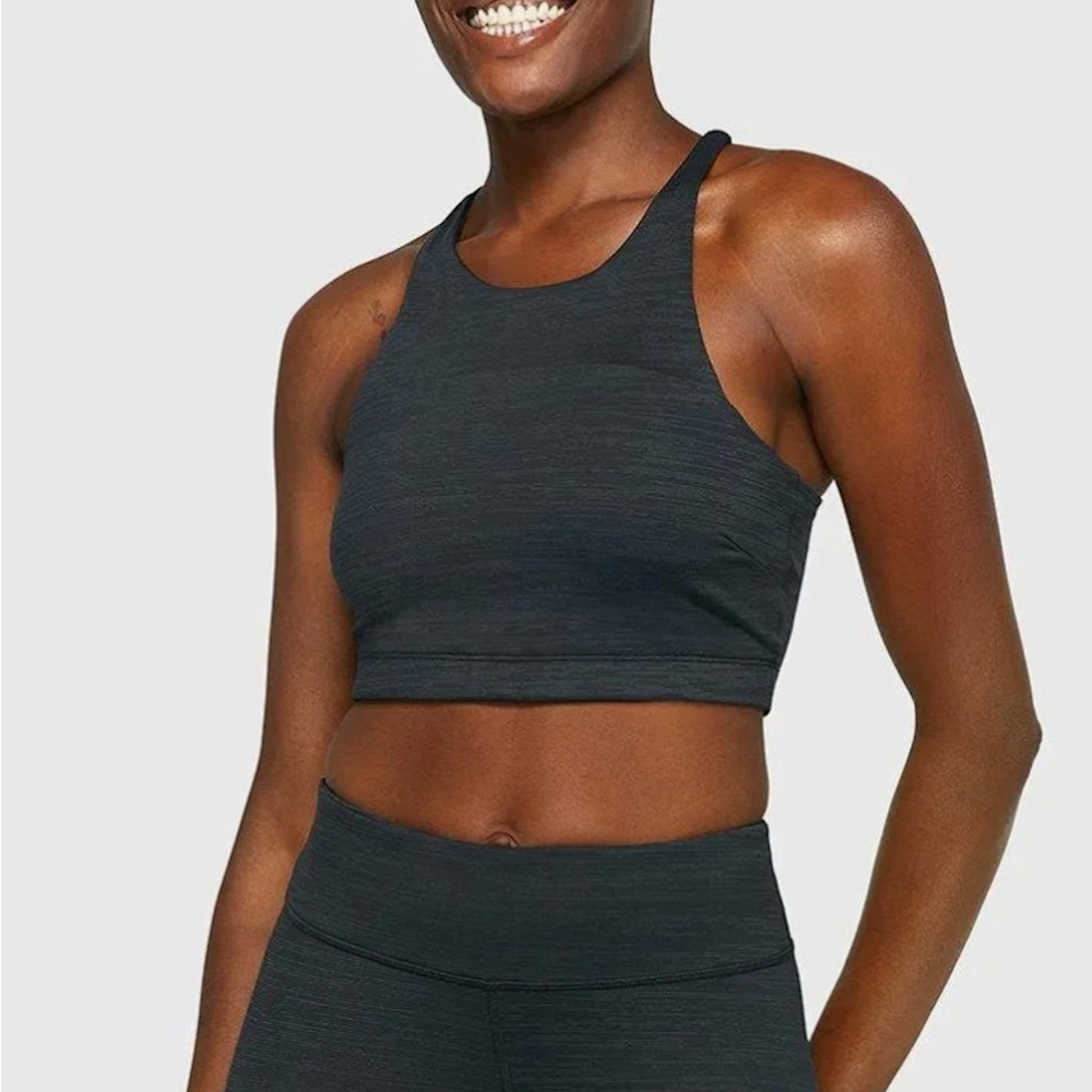 Outdoor Voices Charcoal Sports Bra